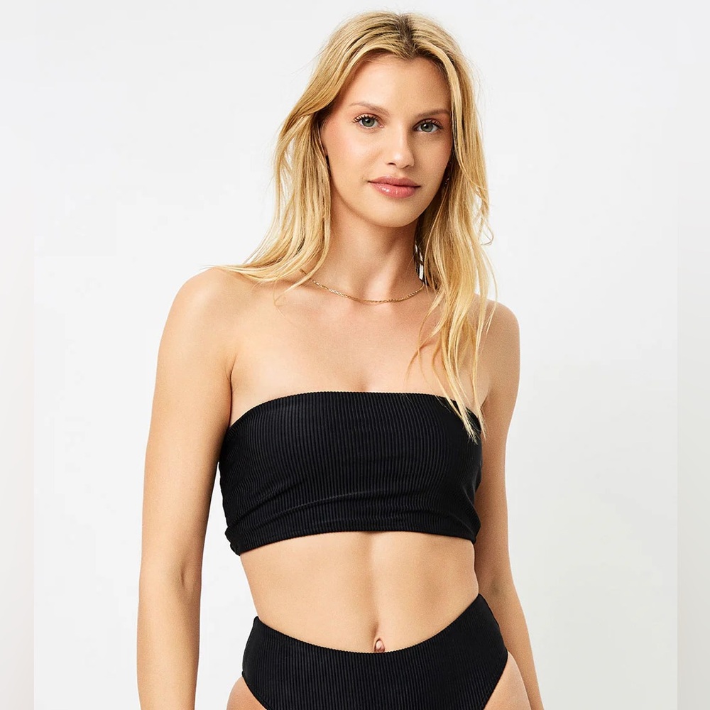 Frankie’s Bikinis Jenna Bandeau Top - NWT!